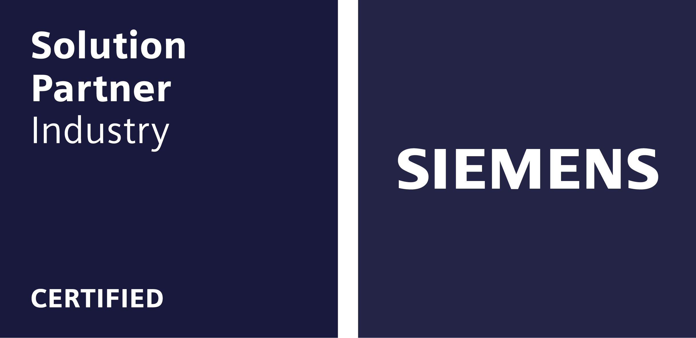 Siemens Solution Partner Industry — Certified