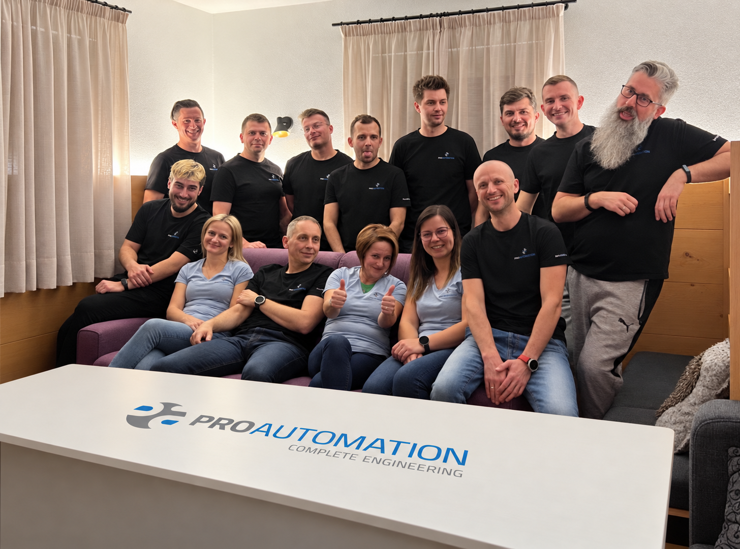 Zespół ProAutomation na wspólnym zdjęciu